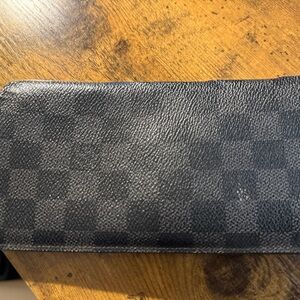 Louis Vuitton Dark Checkered Wallet